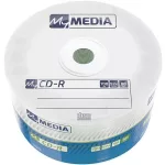 CD-R lemez, 700MB, 52x, 50 db, zsugor csomagolás, MYMEDIA (by VERBATIM)