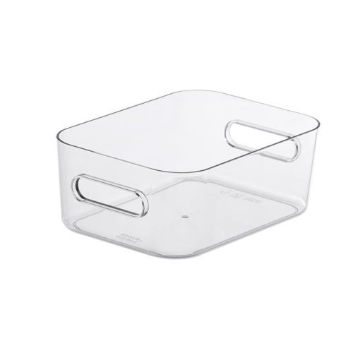 Műanyag tárolódoboz, 1,5 liter, SMARTSTORE "Compact Clear S", átlátszó
