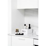 Műanyag tárolódoboz, 5,3 liter, SMARTSTORE "Compact M", fehér