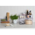 Műanyag tárolódoboz, 5,3 liter, SMARTSTORE "Compact Clear M", átlátszó