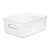Műanyag tárolódoboz, 15,4 liter, SMARTSTORE "Compact Clear L", átlátszó