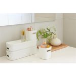 Műanyag tárolódoboz, 0,6 liter, SMARTSTORE "Compact Mini", fehér