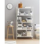 Műanyag tárolódoboz, 3,5 liter, fekete fogantyúkkal, SMARTSTORE "Classic 4", átlátszó