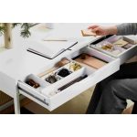 Fiókrendező, 10x6x10 cm, SMARTSTORE "Compact", fehér