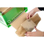 Csomagolópapír, méhsejtcellás, 250m x 400mm, 80 g, barna