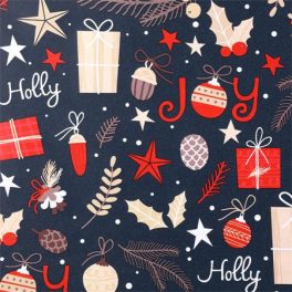   Csomagolópapír, íves, 70x200 cm, Karácsonyi 1, VICTORIA PAPER