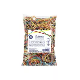   Postázógumi, 60X2 mm, VICTORIA FACILITY, 0,5 kg, vegyes színű