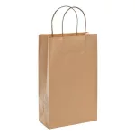 Bortartó papírtasak, 2-es, sodortfüles, natúr