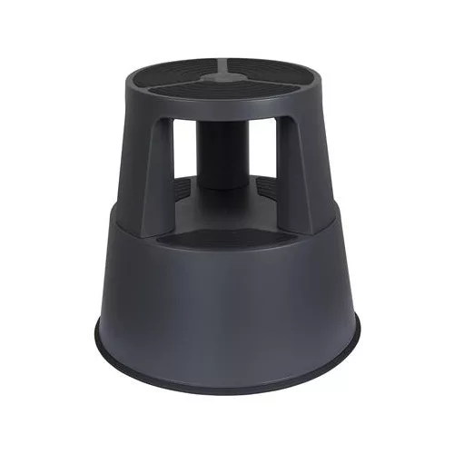 Gurulós polipropilén zsámoly, WEDO, sötétszürke