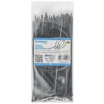 Kábelkötegelő, gyorskötöző, 2,5x200mm, DONAU "Tech", fekete