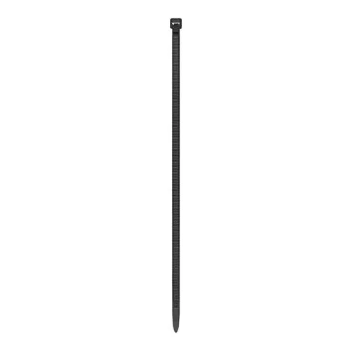 Kábelkötegelő, gyorskötöző, 7,6x300mm, DONAU "Tech", fekete