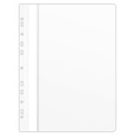 Gyorsfűző, lefűzhető, PVC, A4, DONAU, fehér