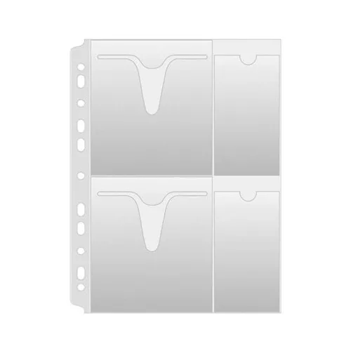CD/DVD genotherm, lefűzhető, A4, 160 mikron, víztiszta, DONAU