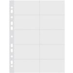 Névjegykártyatartó genotherm, lefűzhető, A4, 50 mikron, víztiszta, DONAU