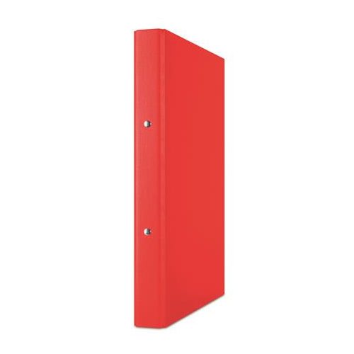 Gyűrűs könyv, 2 gyűrű, 35 mm, A4, PP/karton, DONAU, piros