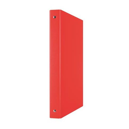 Gyűrűs könyv, 4 gyűrű, 35 mm, A4, PP/karton, DONAU, piros