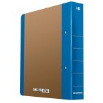 Gyűrűs könyv, 2 gyűrű, D alakú, 50 mm, A4, karton, DONAU "Life", neon kék