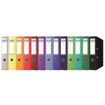 Iratrendező, 75 mm, A4, PP, élvédő sínnel, DONAU "Premium", sötétkék