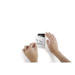 Jegyzettartó klip, öntapadó, mágneses, DURABLE "DURAFIX® CLIP", ezüst