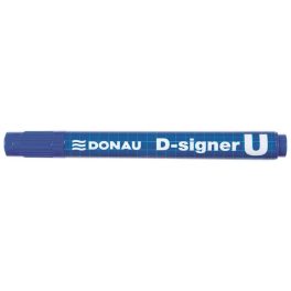   Alkoholos marker, 2-4 mm, kúpos, DONAU "D-signer U", kék