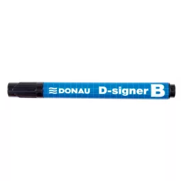   Táblamarker, 2-4 mm, kúpos, DONAU "D-signer B"", fekete