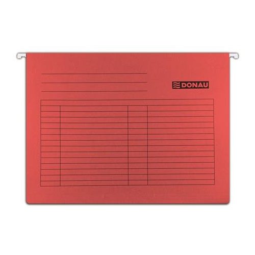Függőmappa, karton, A4, DONAU, piros