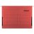 Függőmappa, oldalvédelemmel, karton, A4, DONAU, piros