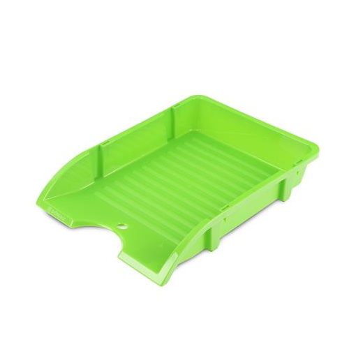 Irattálca, műanyag, törhetetlen, DONAU "Solid", világoszöld