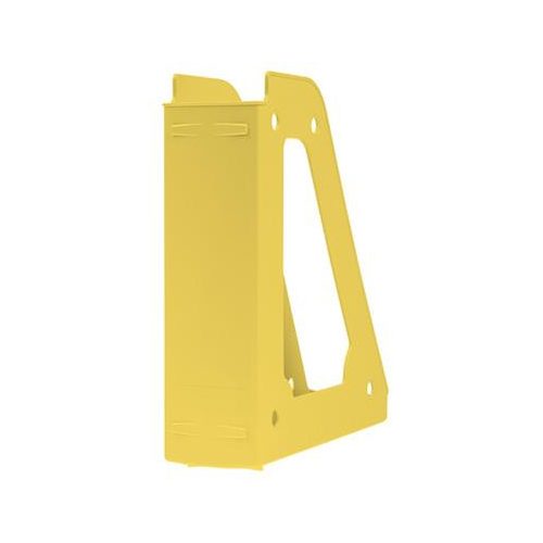 Iratpapucs, műanyag, 70 mm, DONAU, pasztellsárga