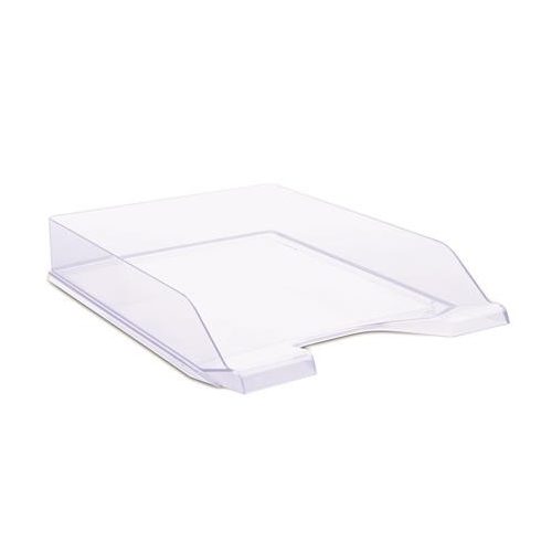 Irattálca, műanyag, DONAU, áttetsző