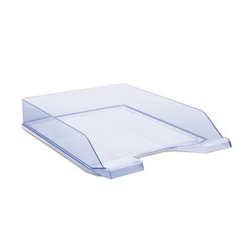 Irattálca, műanyag, DONAU, áttetsző kék