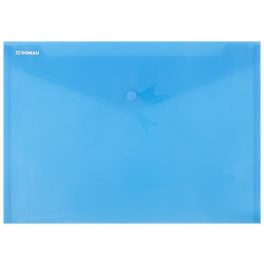 Irattartó tasak, A4, PP, patentos, DONAU, kék