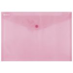 Irattartó tasak, A4, PP, patentos, DONAU, piros