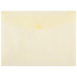 Irattartó tasak, A4, PP, patentos, DONAU, sárga