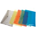 Irattartó tasak,A5, PP, patentos, DONAU, kék