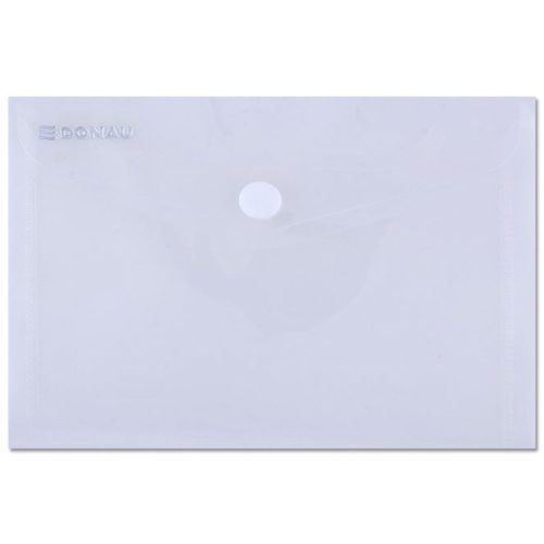 Irattartó tasak, A6, PP, patentos, DONAU, áttetsző