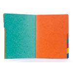 Előrendező, A4, 9 részes, karton, DONAU, kék