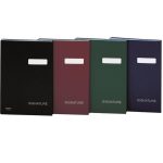 Aláírókönyv, A4, 20 rekeszes, karton, DONAU, fekete