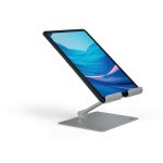 Tablet tartó állvány, asztali, DURABLE "RISE", ezüst