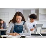 Tablet tartó állvány, asztali, DURABLE "RISE", ezüst