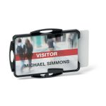 Azonosítókártya-tartó, 2 kártyához, nyitott, DURABLE "ECO", fekete