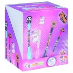 Golyóstoll display, UV- tintával, "Gimboo" "Secret Pen", 4 különböző mintával