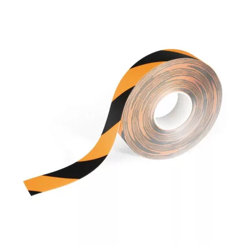 Jelölőszalag, 50 mm x 30 m, 0,5 mm, DURABLE, "DURALINE® ", sárga-fekete