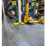 Jelölőszalag, 50 mm x 30 m, 0,5 mm, DURABLE, "DURALINE® ", sárga-fekete