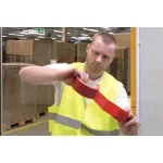 Jelölőszalag, 50 mm x 33 m, 0,16 mm, DURABLE "DURALINE", piros