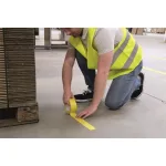 Jelölőszalag, 50 mm x 33 m, 0,16 mm, DURABLE "DURALINE", sárga