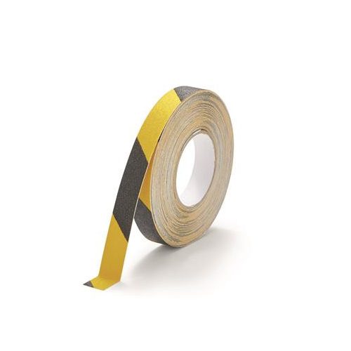 Csúszásgátló szalag, 2,5 cmx15 m, DURABLE "DURALINE®", sárga-fekete