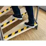 Csúszásgátló szalag, 5 cm x 15 m, DURABLE "DURALINE® GRIP", sárga-fekete