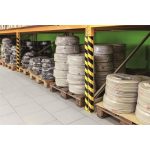 Sarokvédő profil, DURABLE "C35", sárga-fekete