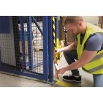 Sarokvédő profil, DURABLE "C35", sárga-fekete